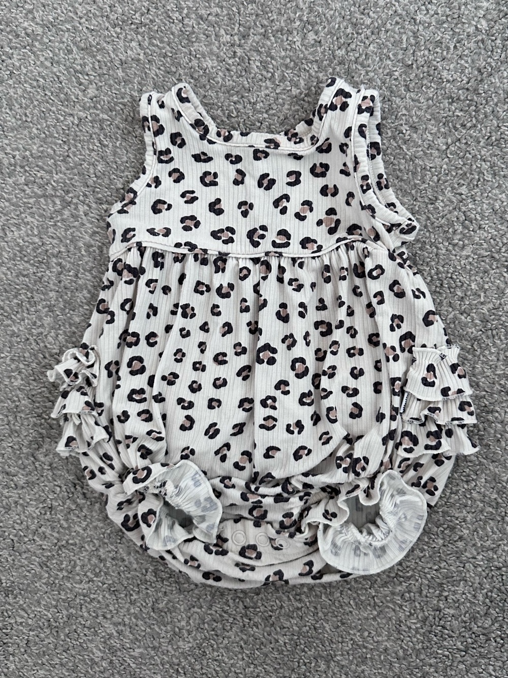 Little Sleepies Luxe Leopard Bubble Romper